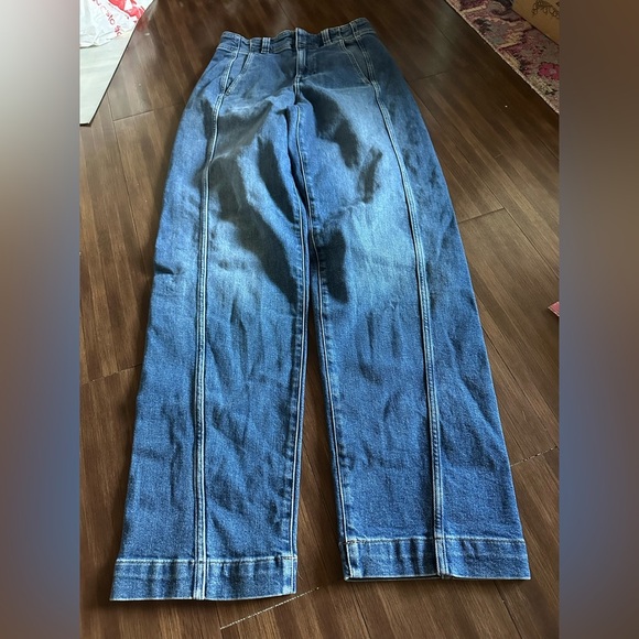 NWT Madewell Tapered Denim Trousers NS359 Calvert wash size 26 - Picture 9 of 10
